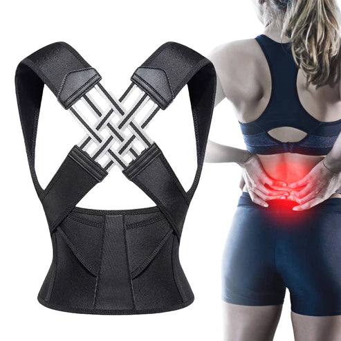 Adjustable Posture Corrector Brace – Back & Shoulder Support | Spine Alignment & Confidence Booster