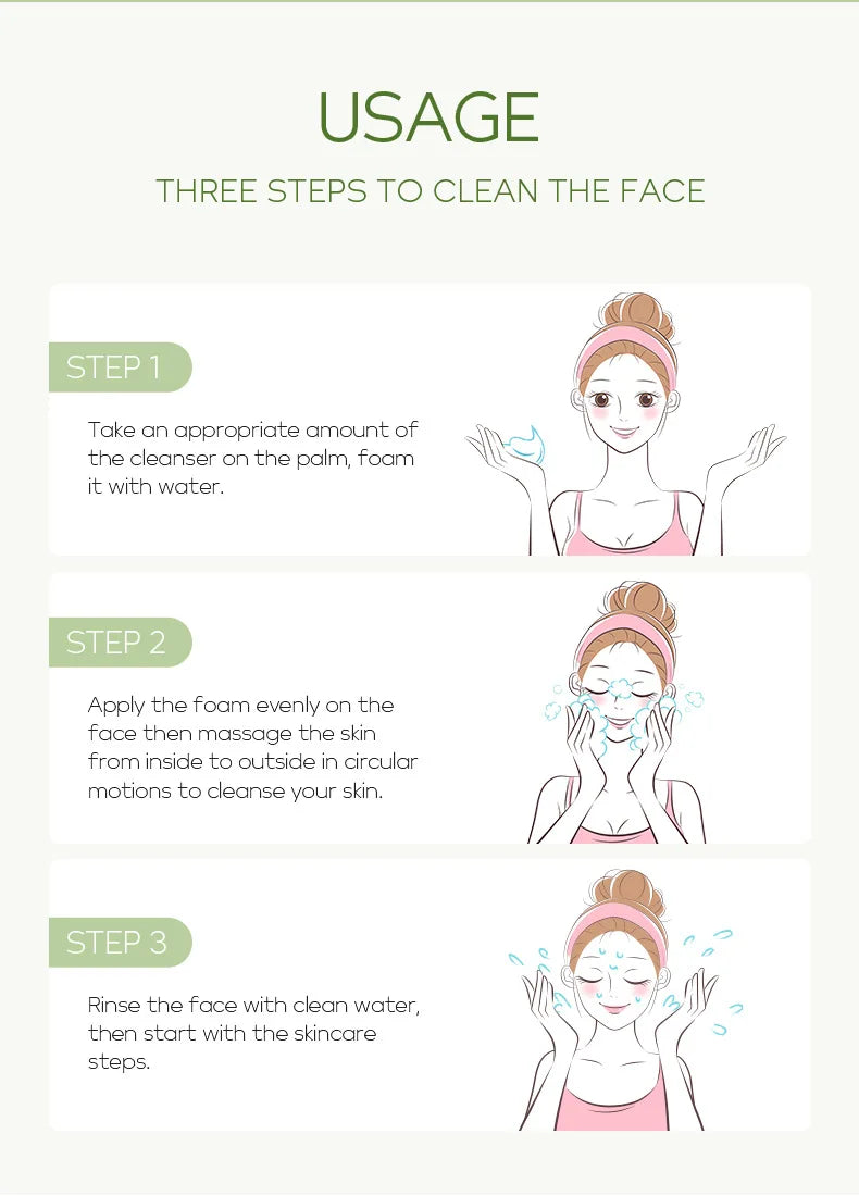 Vitamin C Facial Cleanser – Deep Cleansing & Brightening Foam (150g)
