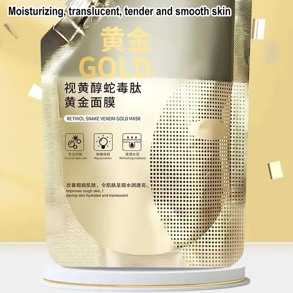 Gold Moisturizing & Brightening Face Mask – Anti-Aging, Oil Control (100g)