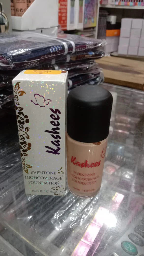 Kashees Eventone High Coverage Liquid Foundation – Flawless Finish (30ml)